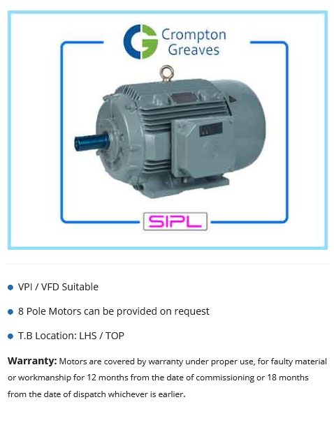 Crompton Greaves IE4 Motors